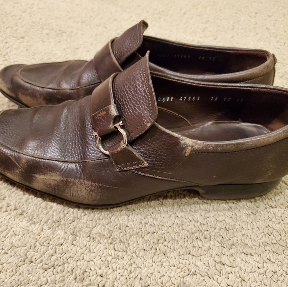 Salvatore Ferragamo Men's Leather Loafers - Picture 2 of 15